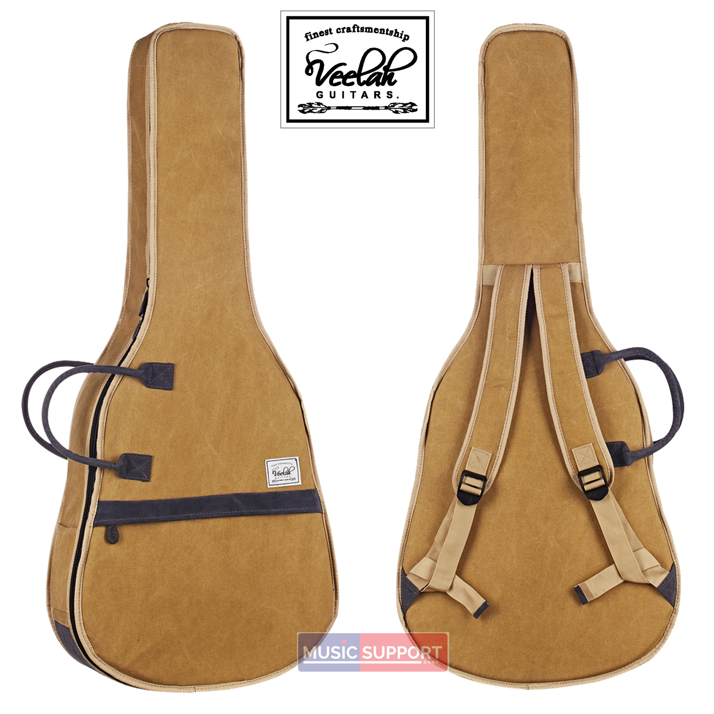 กระเป๋ากีตาร์โปร่ง Veelah GIG BAG Deluxe bag SGBR