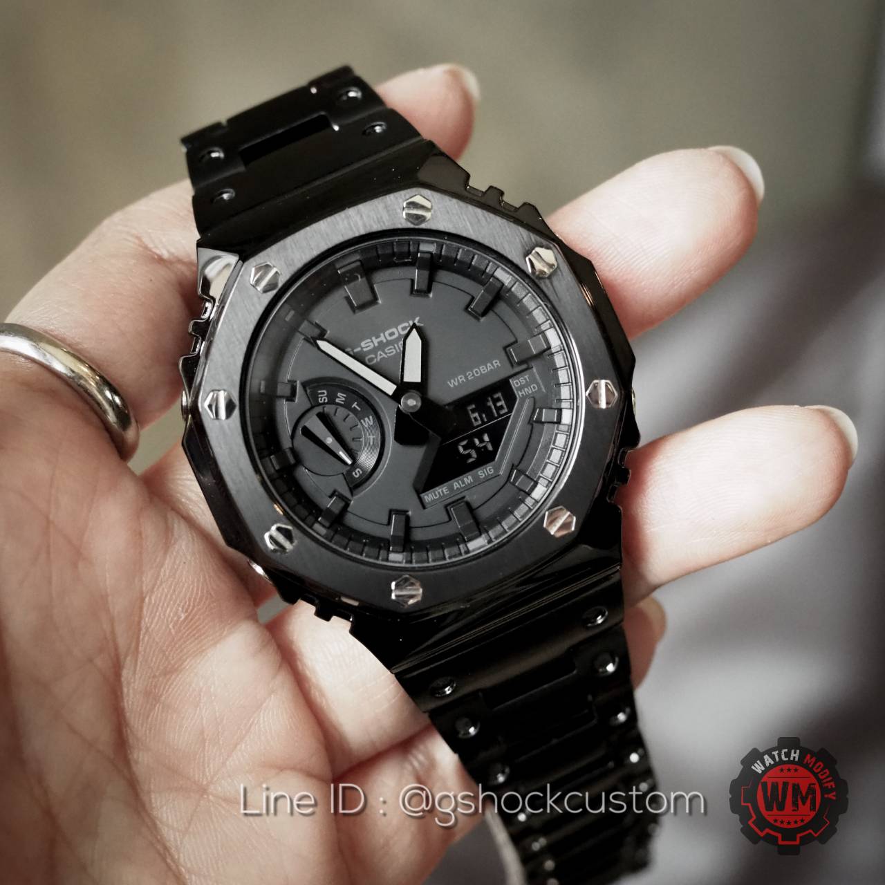 G-Shock Casioak AP All Black ตัวพิเศษ