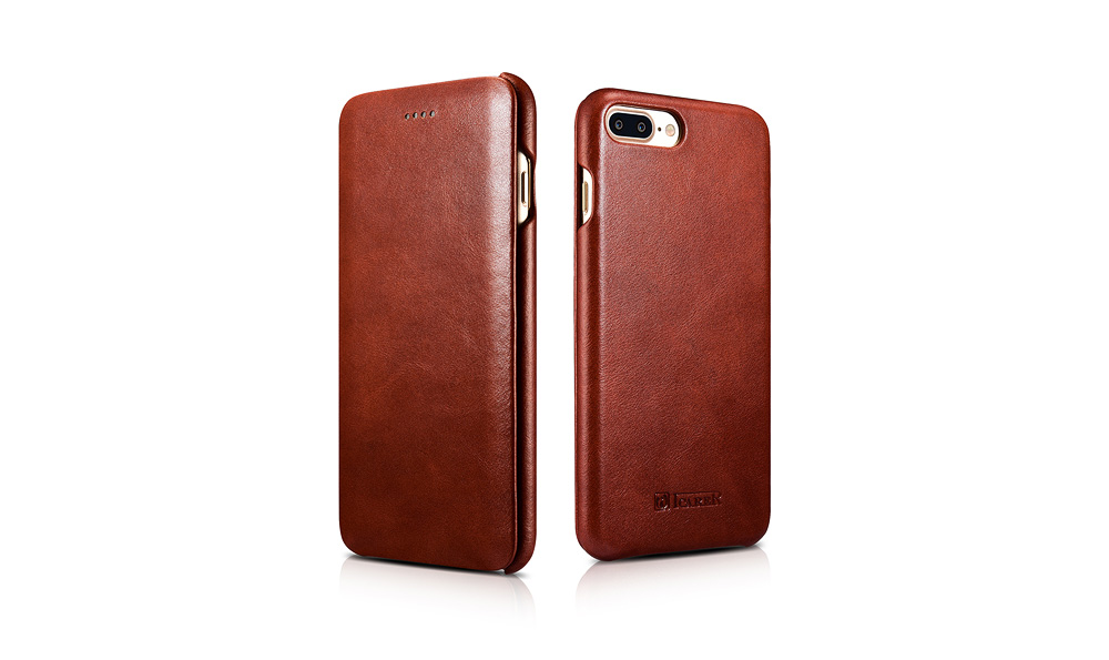 เคสหนัง iPhone 7 Plus แบรนด์ iCarer รุ่น 7001 (Curved Edge Vintage Series)