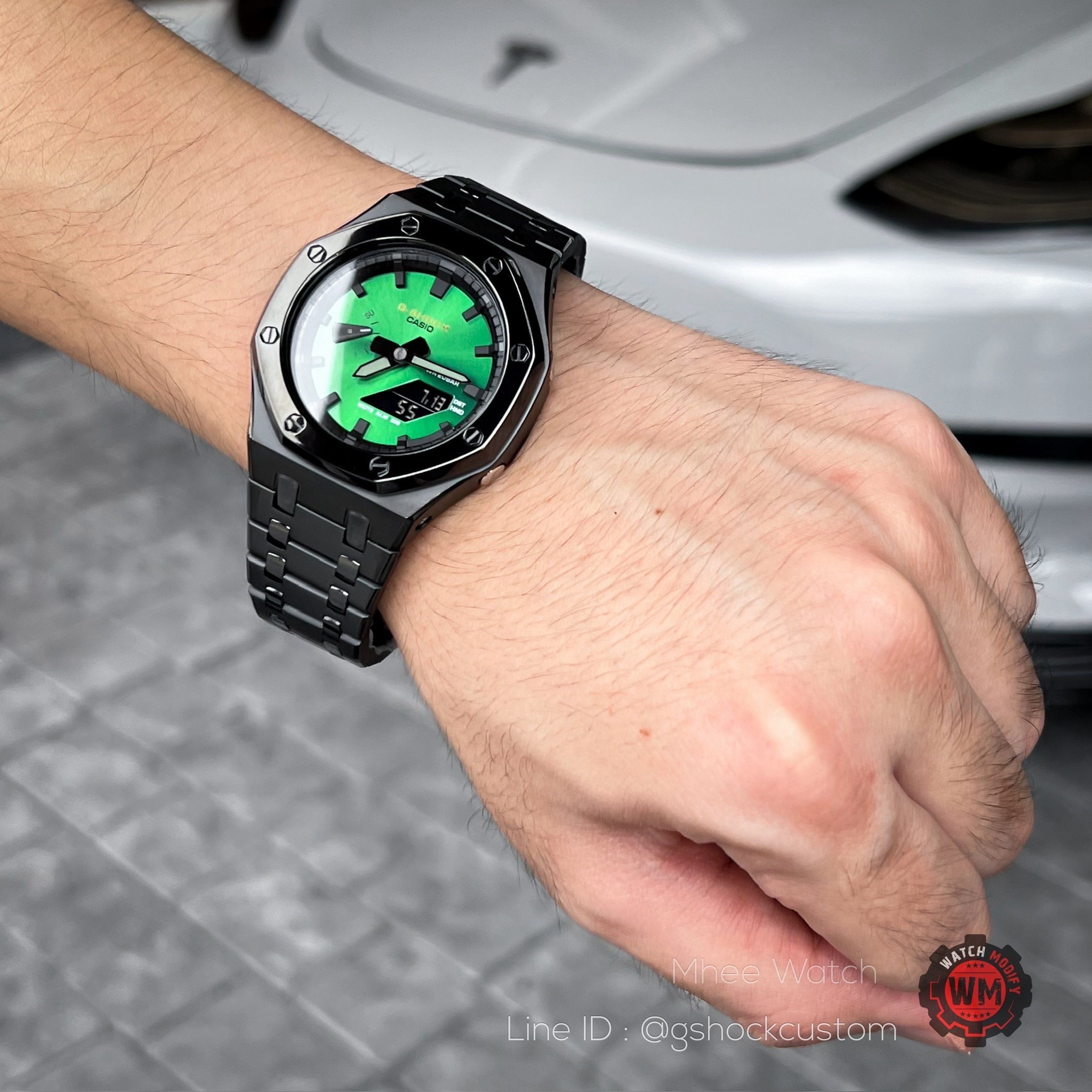 G-SHOCK Casioak GA-2100 Custom Loki Suit Black Steel