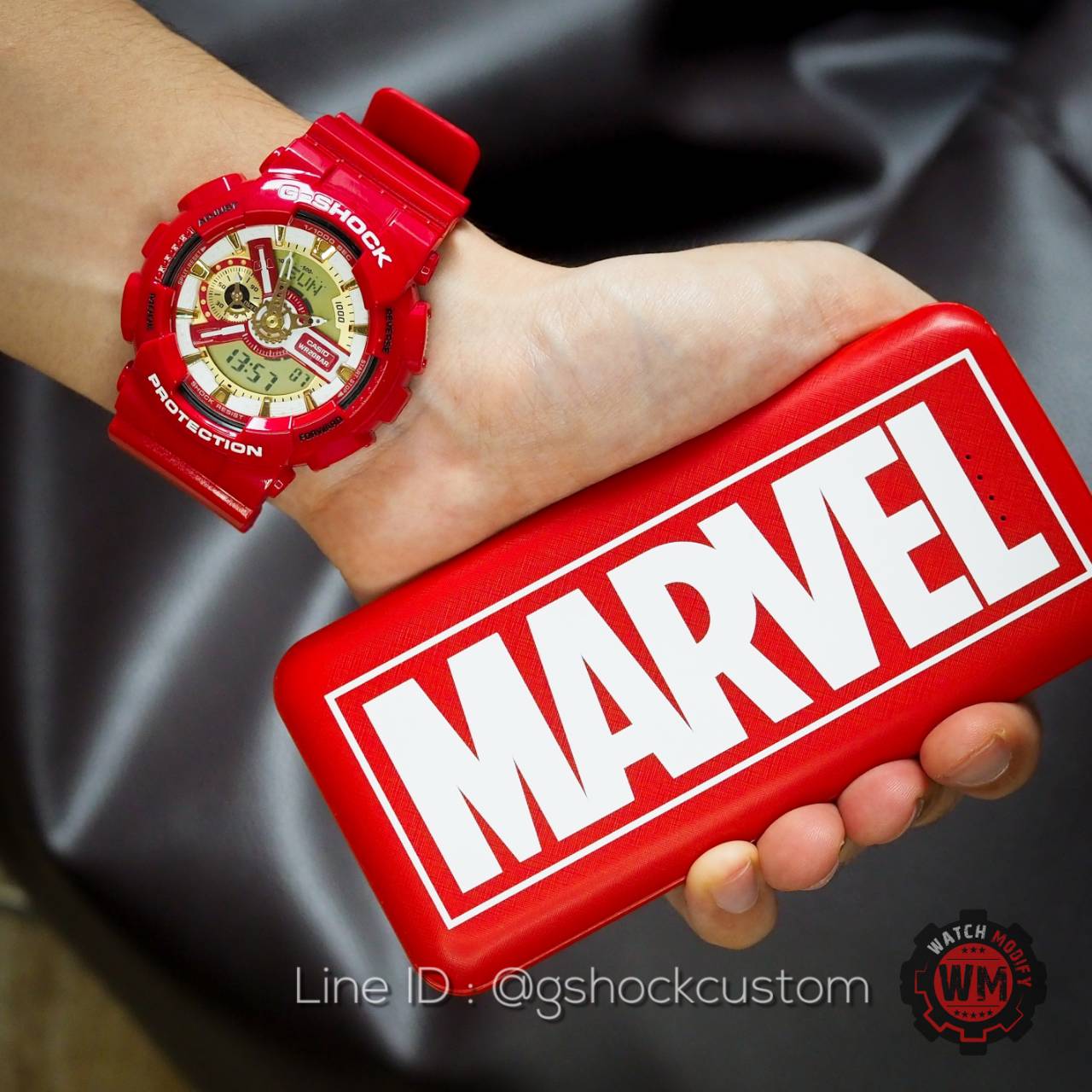 G-Shock Custom Red Ironman
