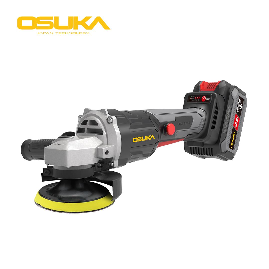 OSUKA ชุดสว่าน รุ่น OCHD802-D2 +เครื่องจียร ไร้สาย ไร้แปรงถ่าน รุ่น OCAG746-P1 ขนาด 20v เซต OCK151-M2