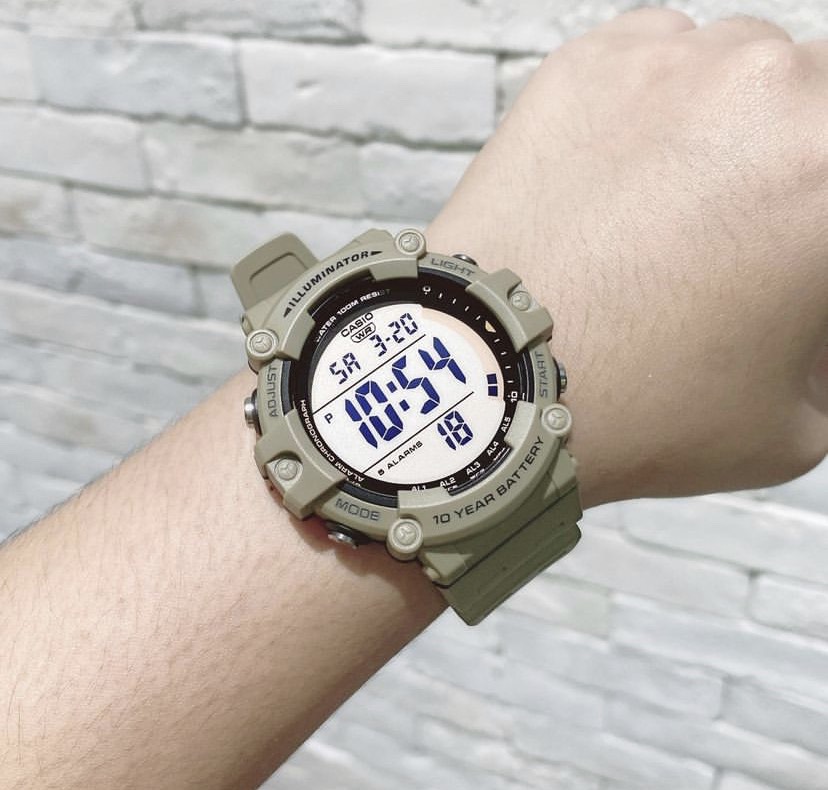 Casio ทรง Smart Watch military desert น้ำตาลทะเลทรายสีนี้ไม่เข้าไทย หายากมาก รุ่นAE-1500WH-5A