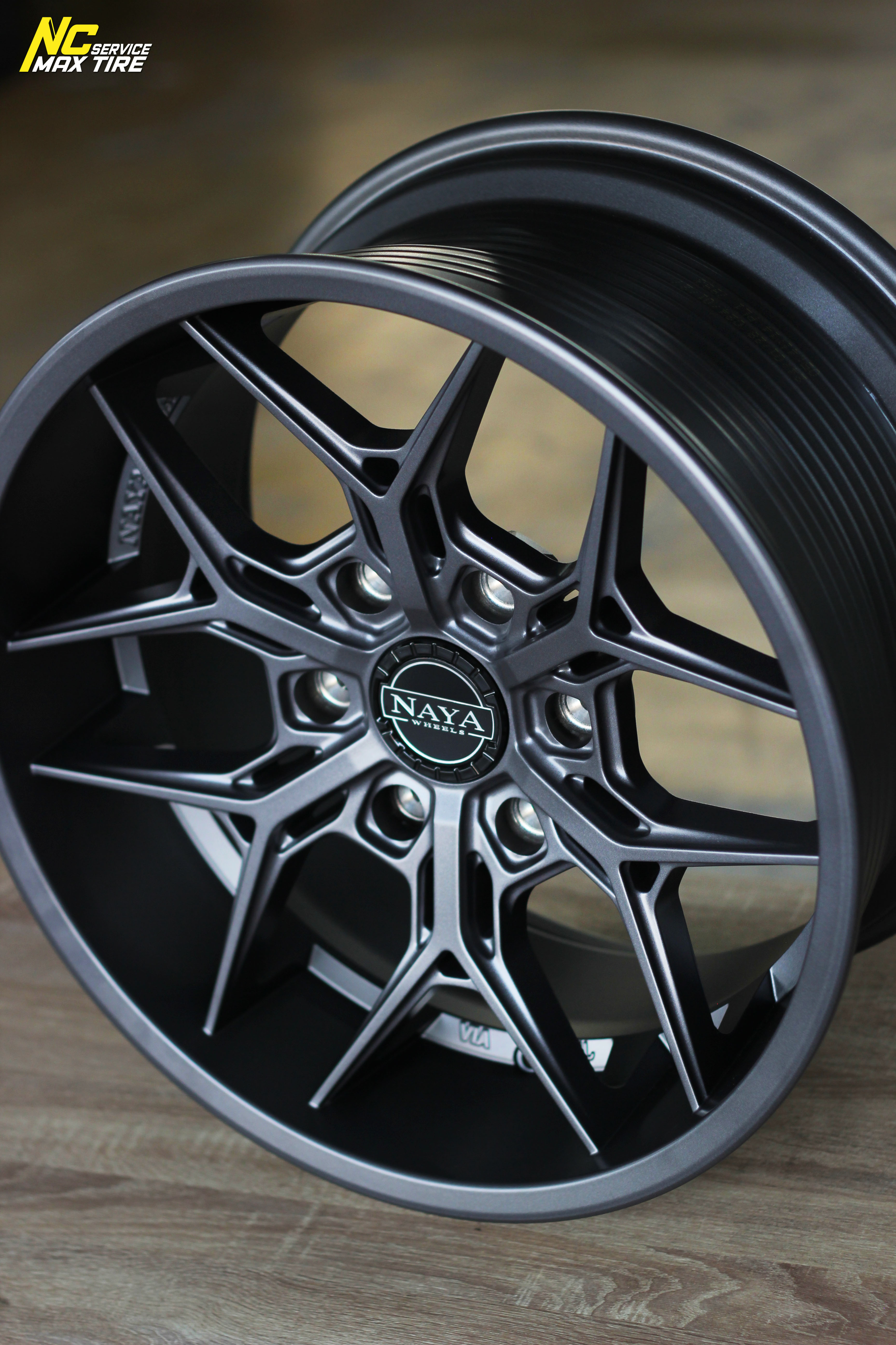 ล้อแม็กขอบ18 / NAYA / Alpha / T6 / 18×9.5 6H139.7 ET28 / ล้อแม็กสีกัลเทาเข้มทั้งวง / ล้อแม็กสำหรับรถกระบะ / SUV / PPV / ล้อแม็กสวยๆ / NC