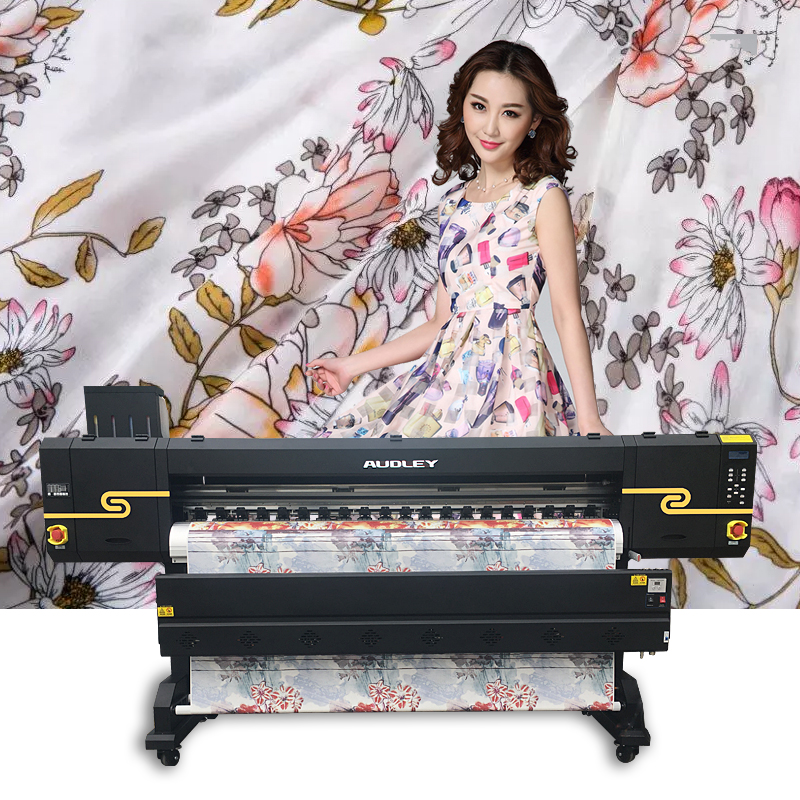 Audley F3 4720 i3200 เครื่องพิมพ์หมึกซับลิเมชั่น Sublimation printer 3หัว 4สี เครื่องพิมพ์อิงค์เจ็ท พิมพ์เสื้อผ้า