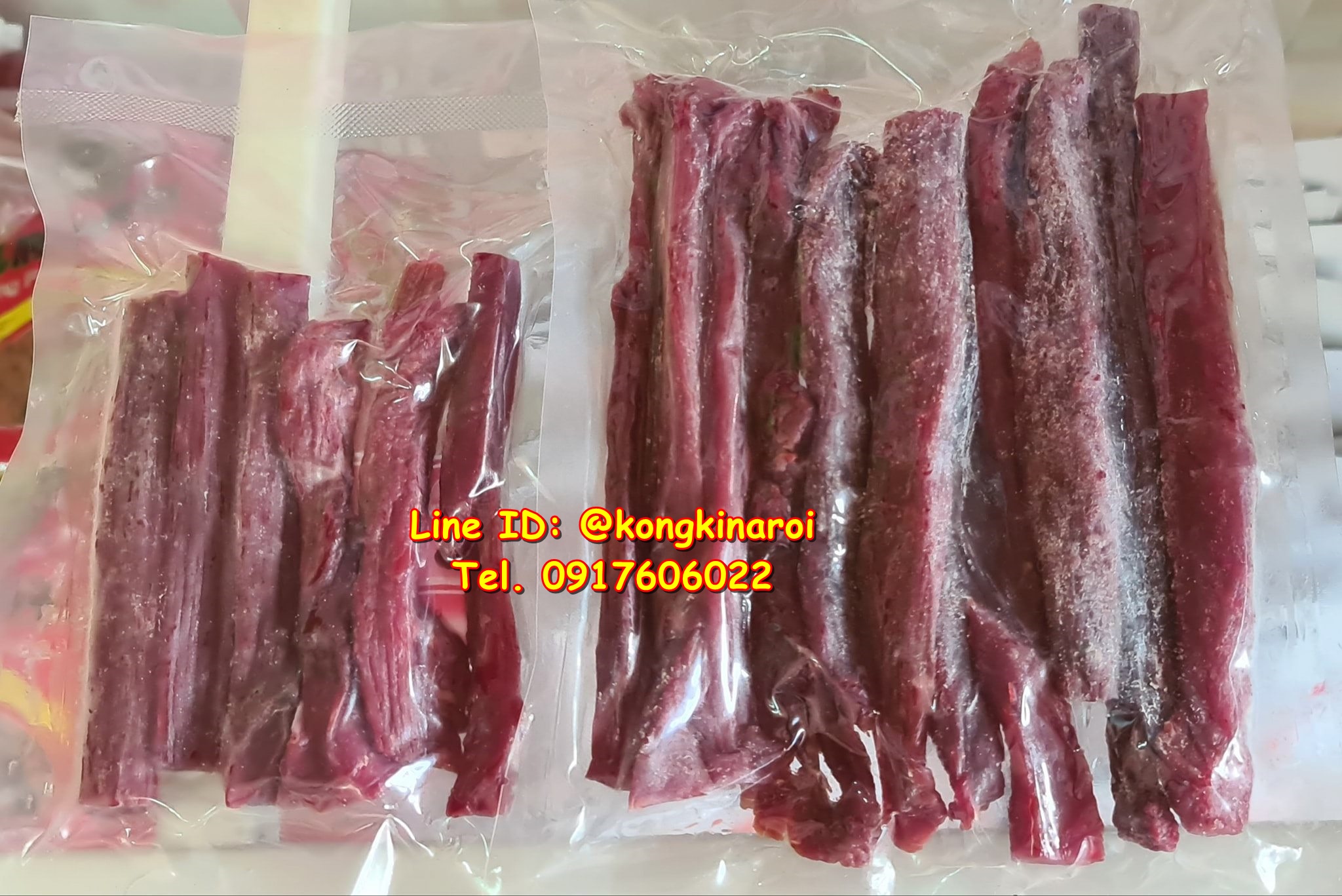 เนื้อแพะแดดเดียว แพะแดดเดียว สดใหม่ สะอาด