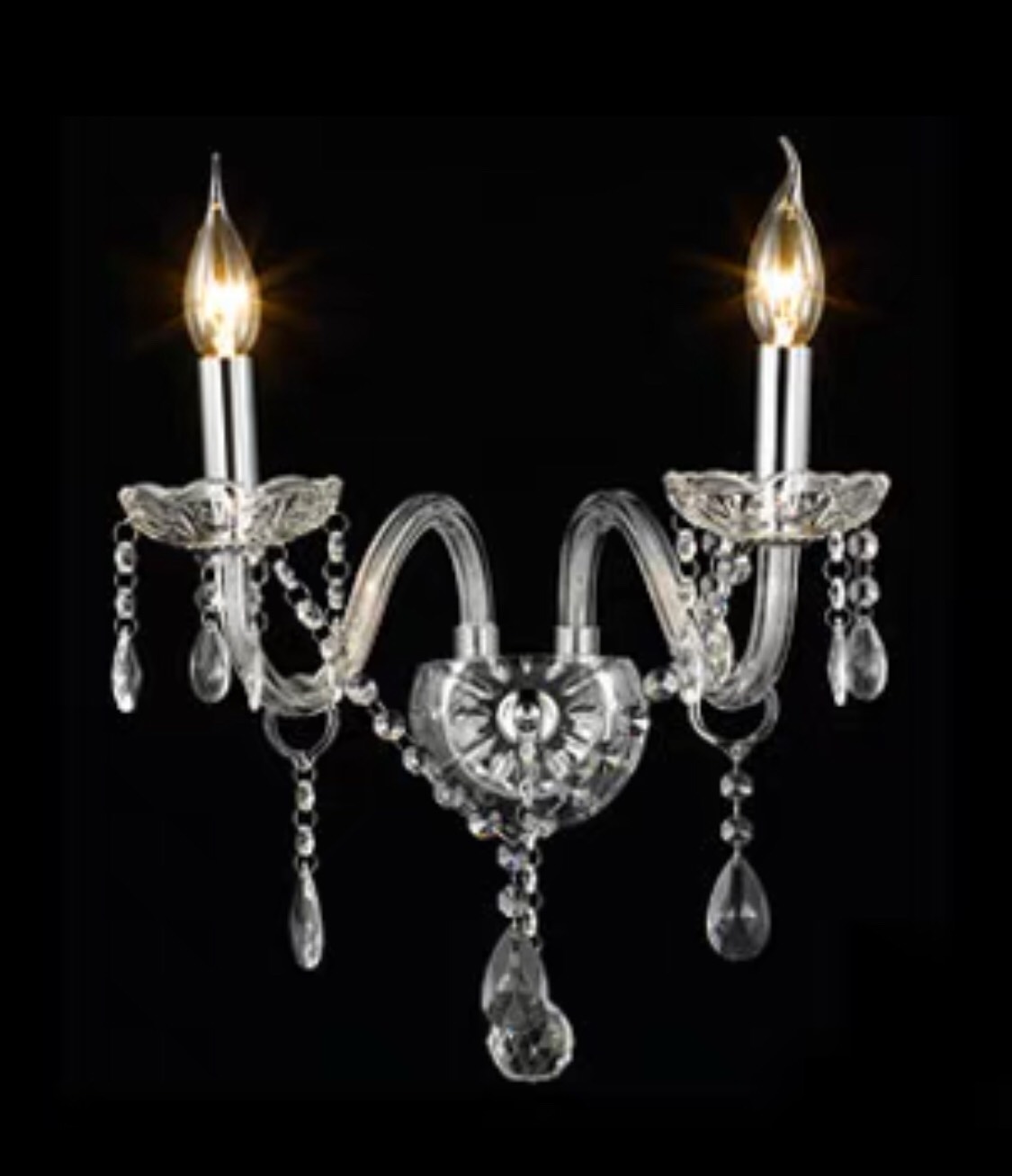 CT001A011 SOTMIA โคมไฟติดผนังเชิงเทียน โคมติดผนัง โคมไฟคริสตัล CRYSTAL WALL LAMP โคมไฟสวย ไฟติดผนัง โคมไฟ ไฟติดห้อง