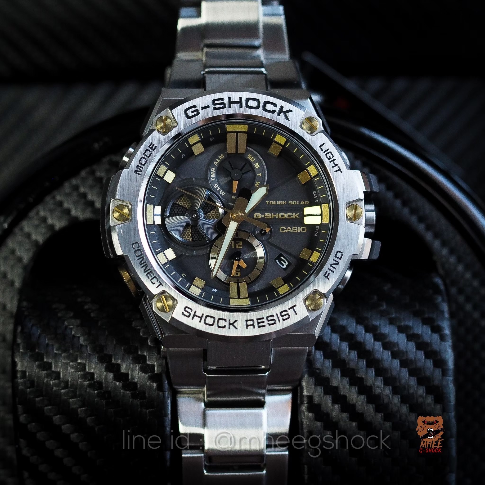 นาฬิกา Casio G-Shock G-Steel รุ่น GST-B100D-1A9 (RARE ITEM) ของแท้