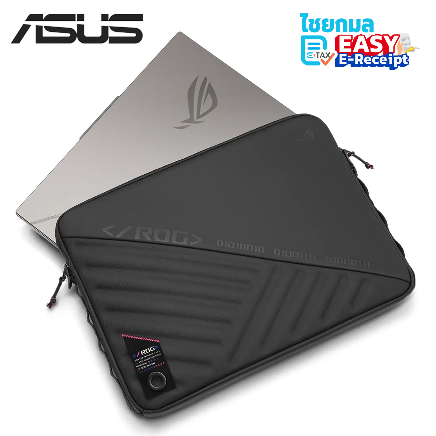 ASUS BS3601 ROG SLASH SLEEVE 4.0 กระเป๋าใส่แล็ปท็อป ขนาด 16 นิ้ว กระเป๋าสะพาย กันน้ำ