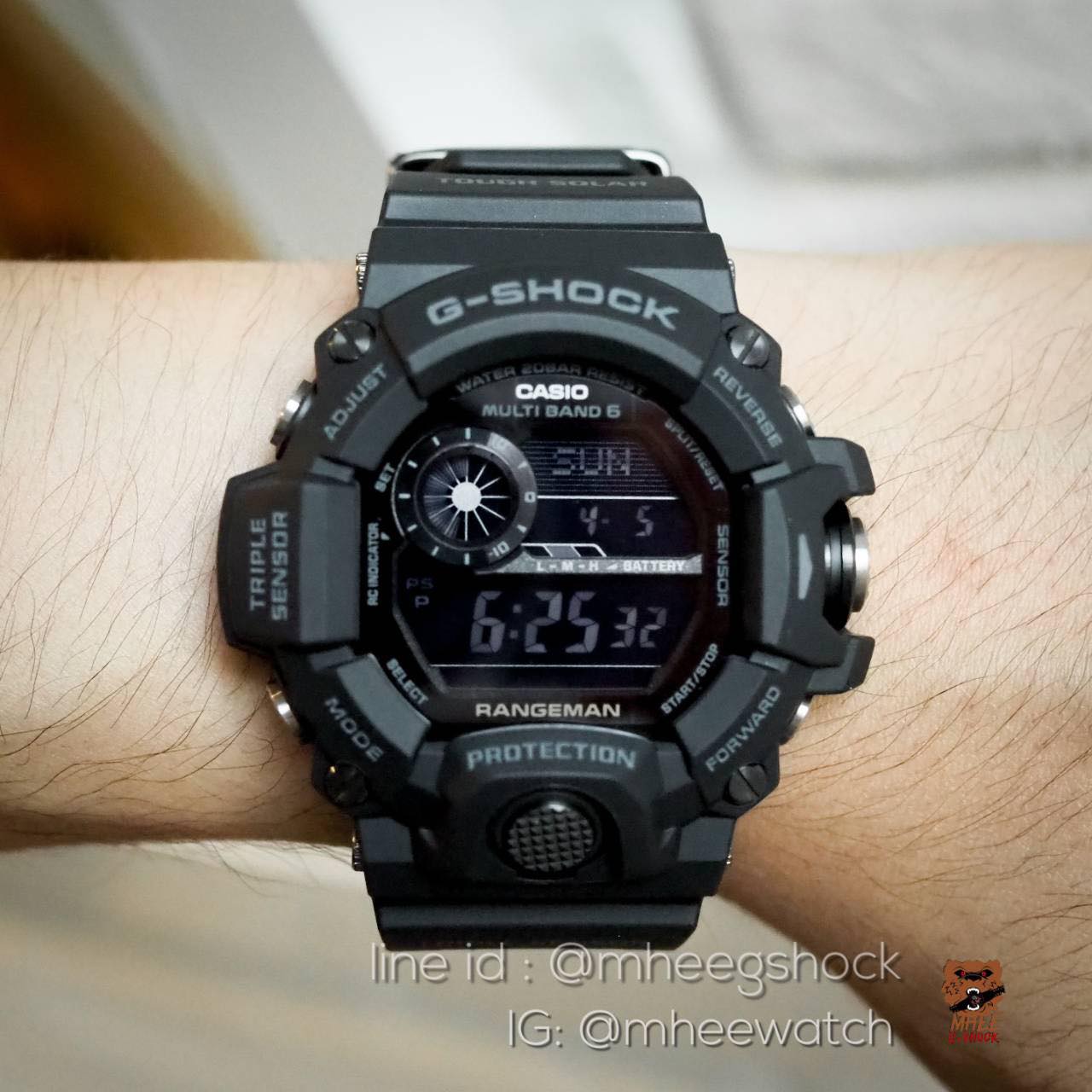 นาฬิการุ่นใหม่ล่าสุดจาก MASTER OF G รุ่น RANGEMAN GW-9400-1b