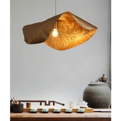 CT200A192 SOTMIA Chandelier Chinese style โคมไฟสีทอง โคมไฟระย้าโถงบรรได Chandelier แชนเดอเรียยาว Lamp