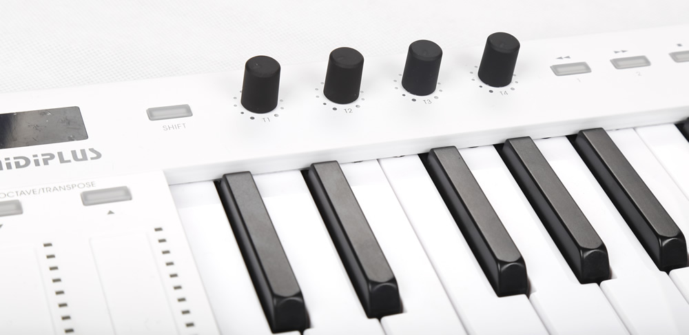 เปียโน Midiplus X6 Mini 61 Mini Velocity Sensitive Keys USB Midi Keyboard