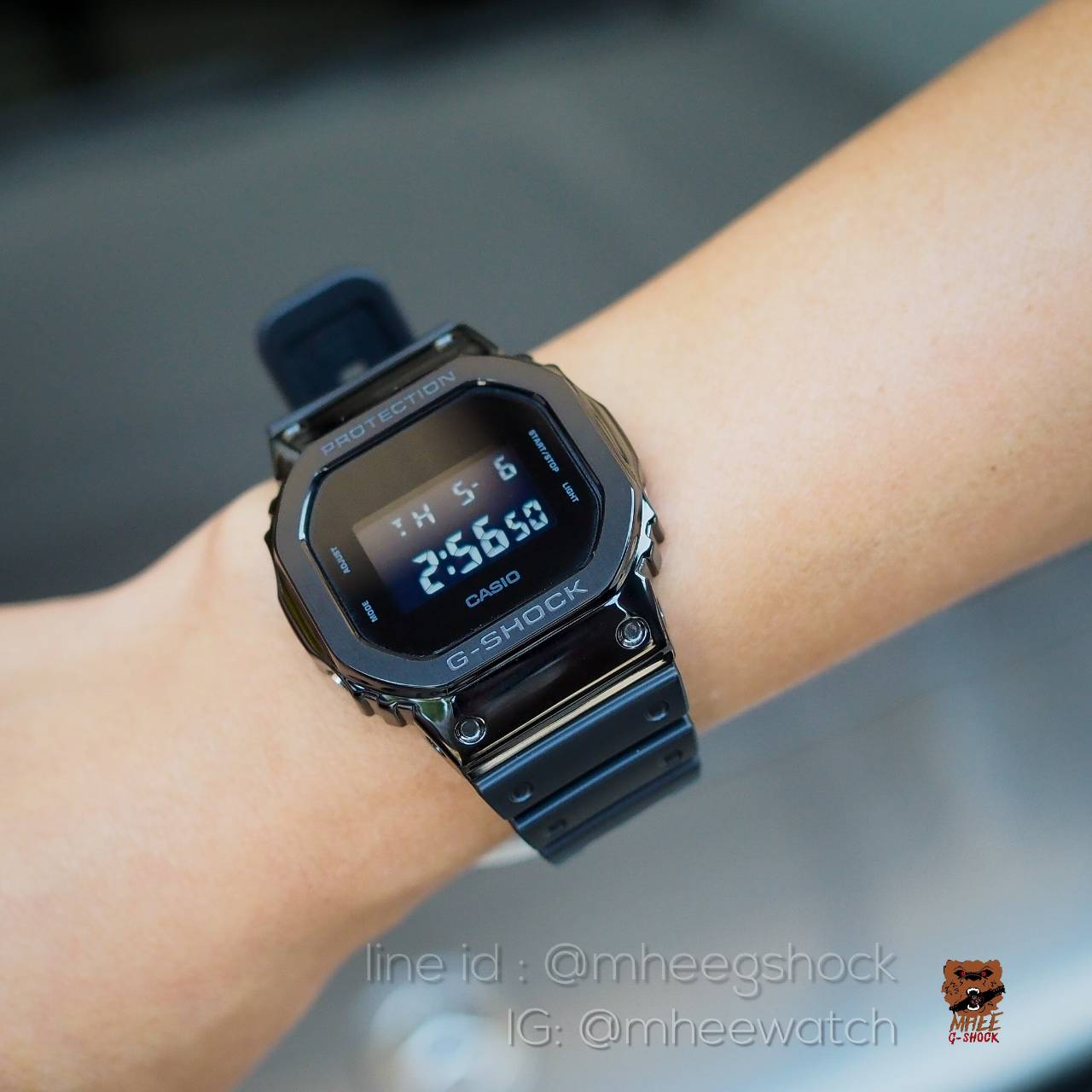 G-Shock Custom DW-5600 รมดำ