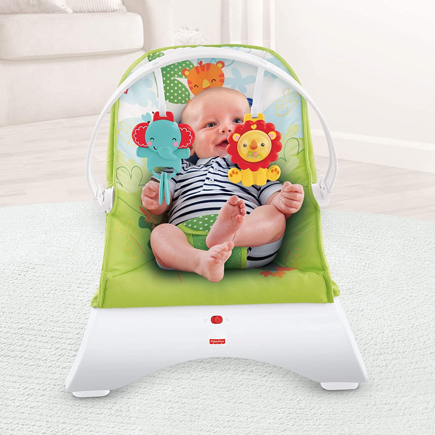 Fisher Price Rainforest Friends Comfort Curve Bouncer เปลโยก มีระบบสั่น