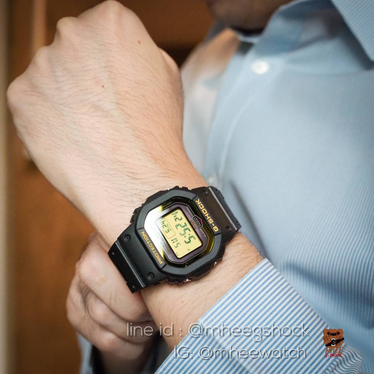 G-Shock รุ่น GW-B5600BC-1DR สายเหล็ก