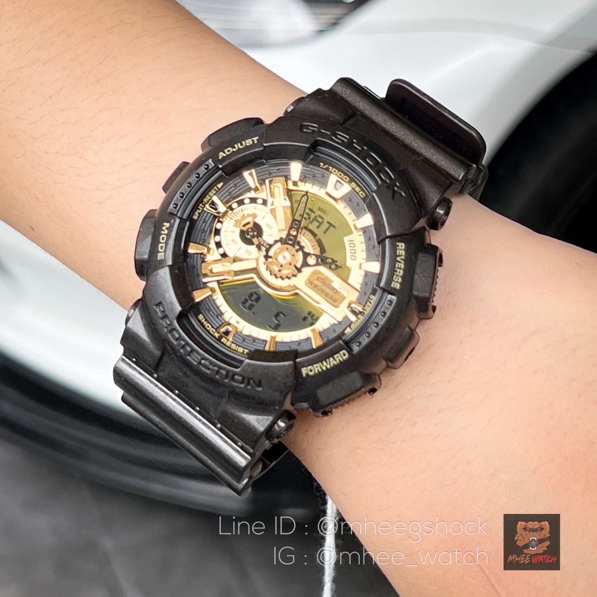 G-Shock GA-110BR-5A Dark Brown Special Color Gold Dial