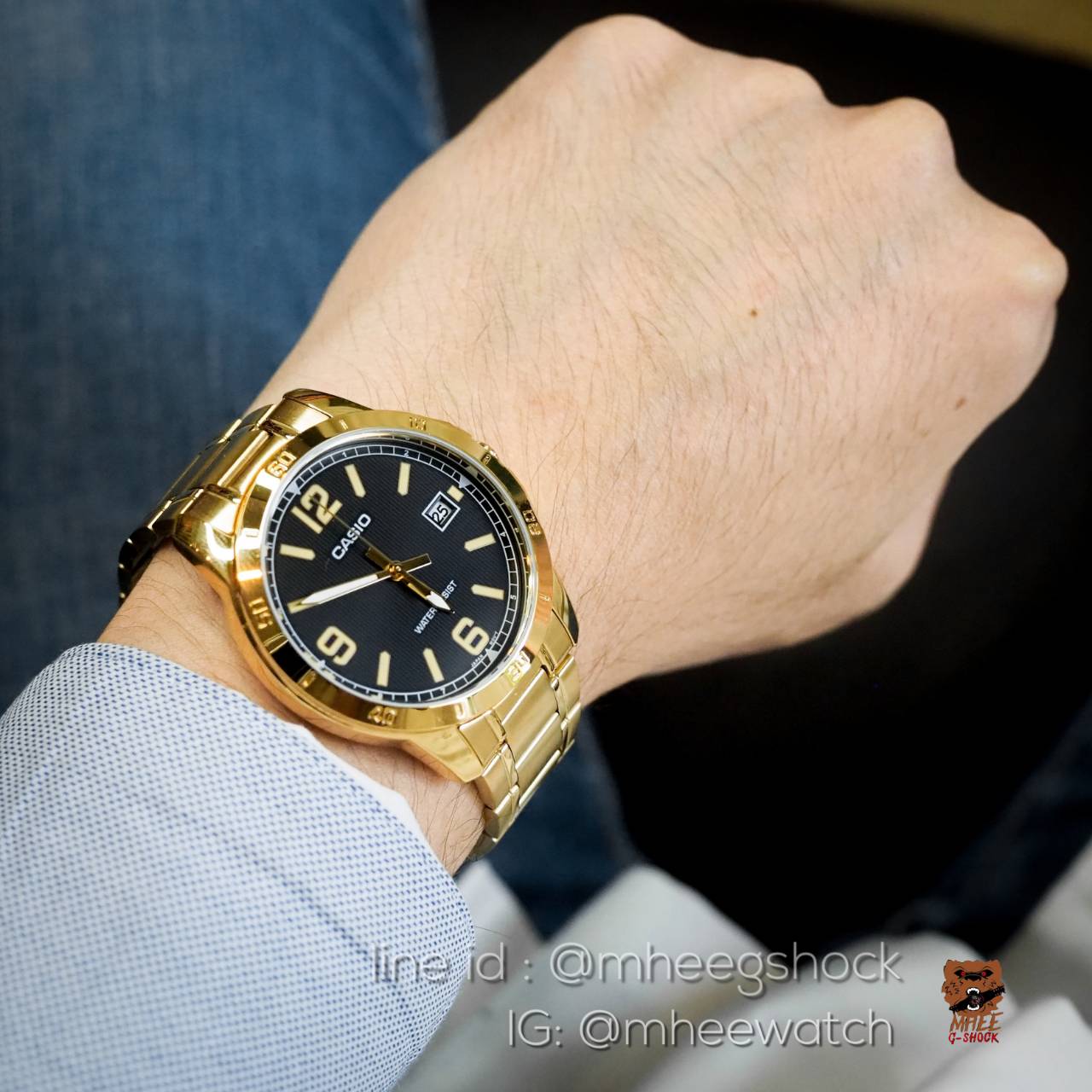 นาฬิกา Casio Gold Stainless ของแท้ รับประกันศูนย์เซ็นทรัล CMG