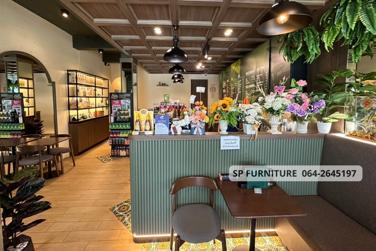 รับทำเคาน์เตอร์ร้านคาเฟ่อเมซอน Cafe Amazon