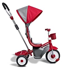 Radio Flyer 4 in 1 Trike, Red จักรยานสามล้อ ใช้ตั้งแต่เด็กเล็กถึงเด็กโต มีที่พักเท้า