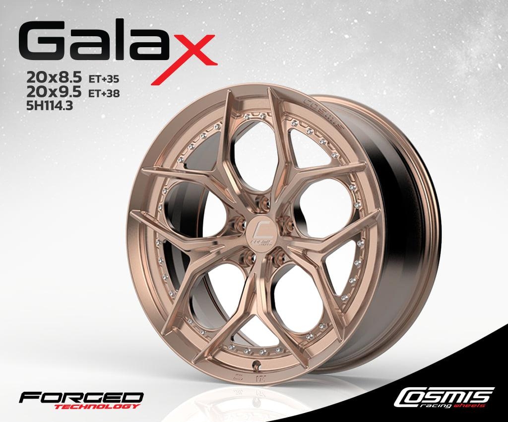 ล้อแม็ก Cosmis GALAX ผลิตพิเศษด้วยเทคโนโลยีการผลิต Forged