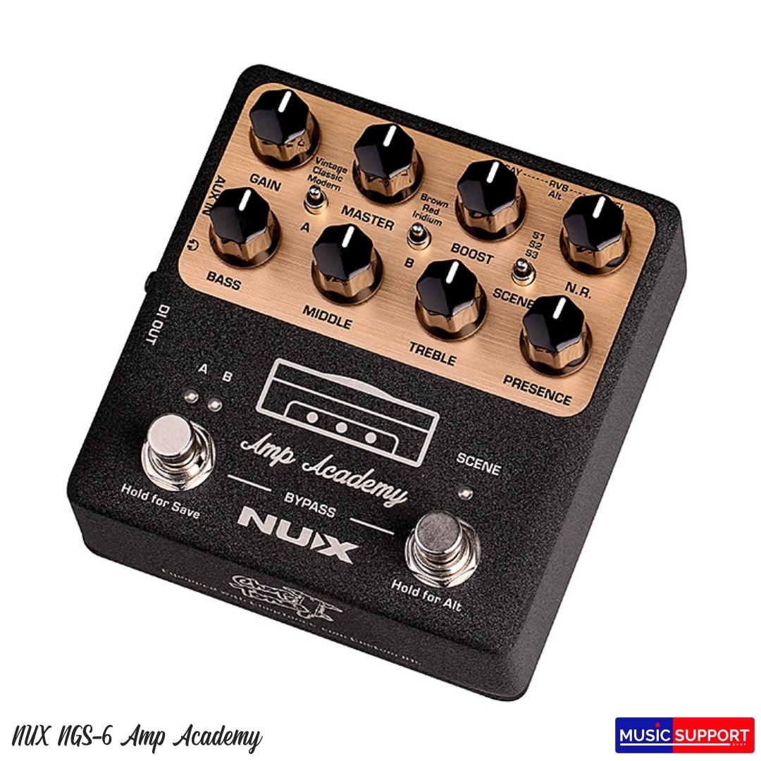 NUX Verdugo series Stompboxes เอฟเฟ็คก้อน Amp Academy รุ่น NGS-6