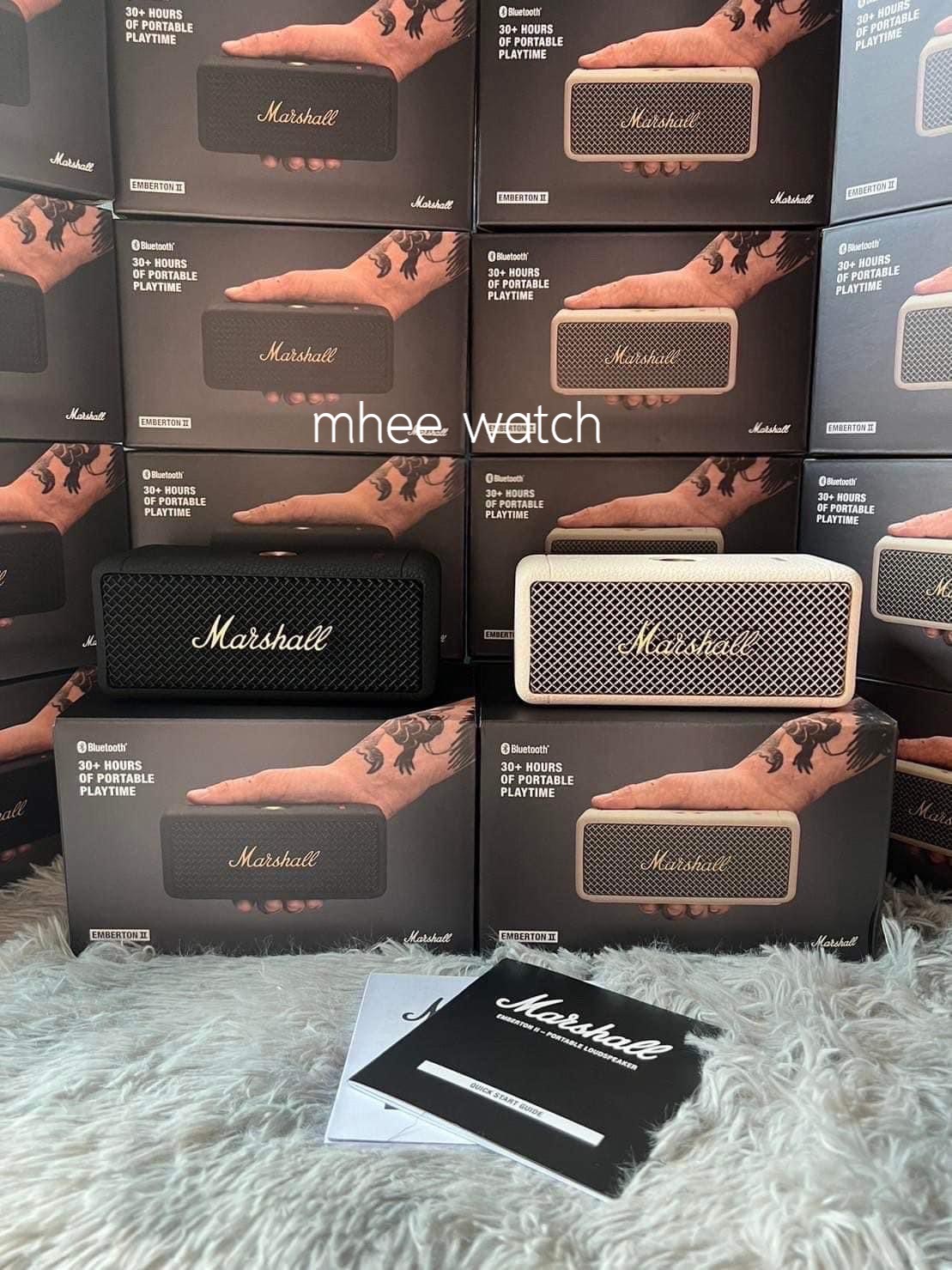ลำโพงMarshall Emberton2 New Arrivals Bluetooth 5.1 แบตอึดกว่าเดิม เล่นผ่านApp Marshallได้ เสียงดีกว่าเดิม ราคาดีที่สุด