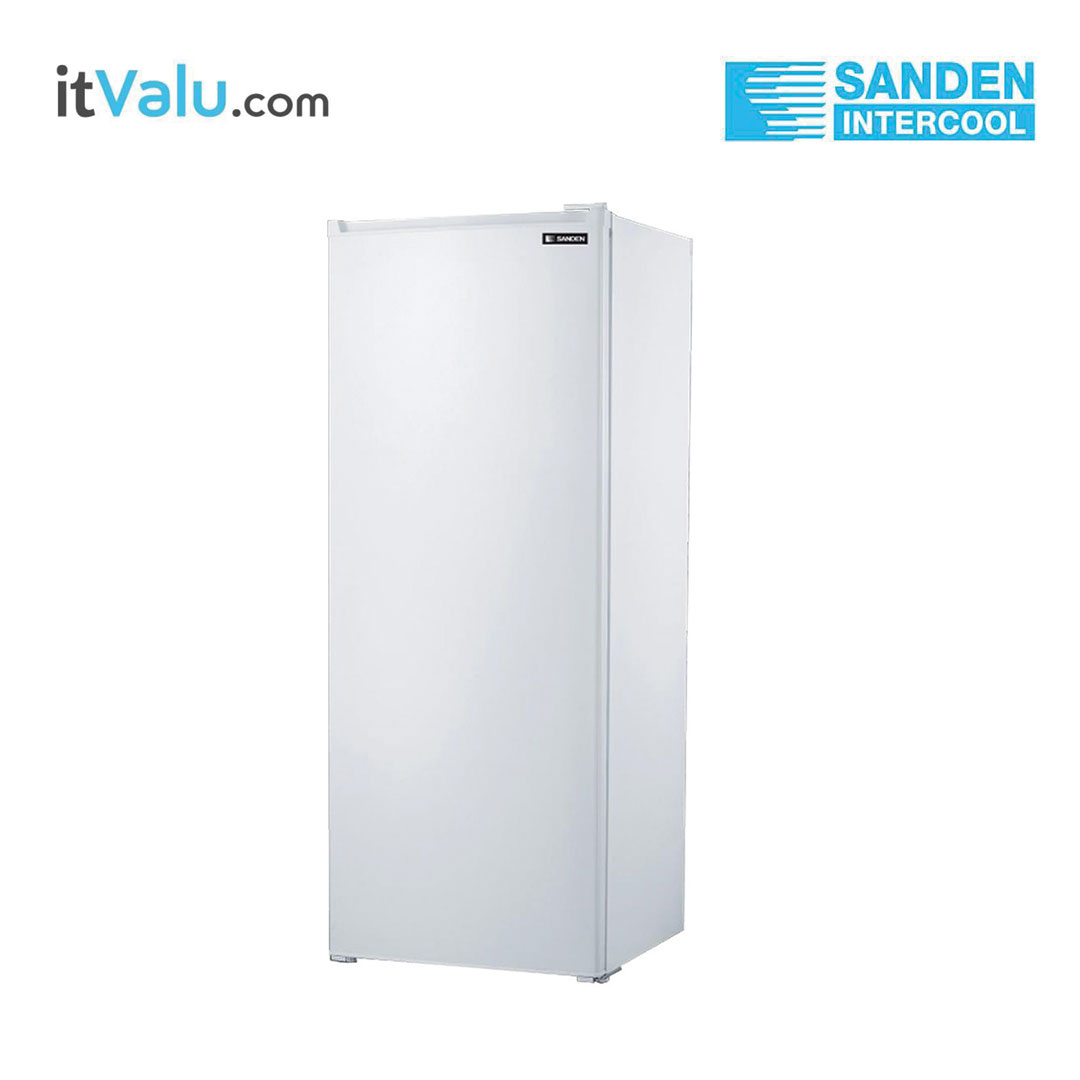 ตู้แช่แข็งประตูทึบ SANDEN ทรงยืน รุ่น SFH-0870 ความจุรวม 245 ลิตร (8.7 คิว) กว้าง 60 ซม. ลึก 60 ซม. สูง 170 ซม. รับประกันความเย็น 1 ปี รับประกันคอมเพรสเซอร์ 5 ปี