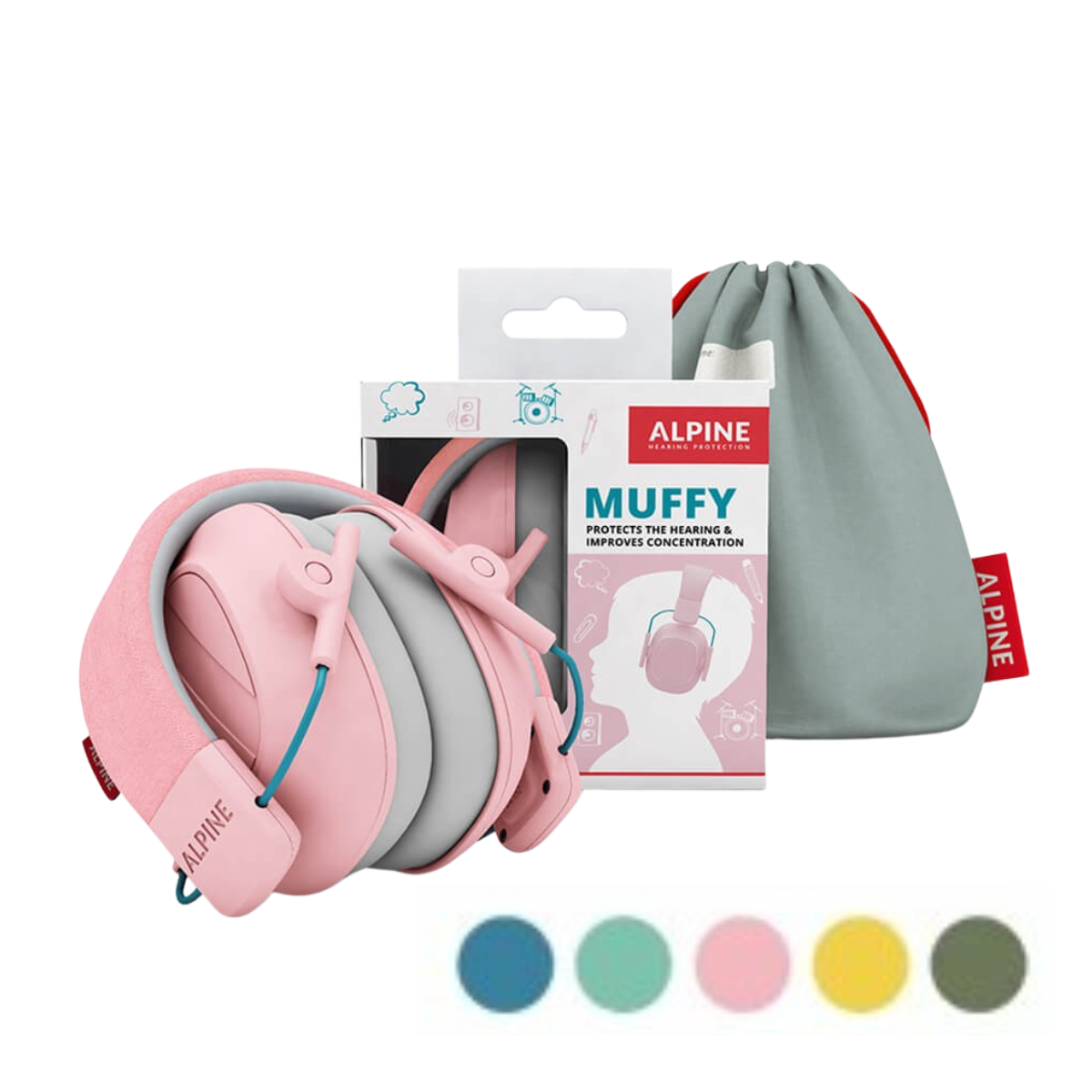 Alpine Muffy Kids - Noise Cancelling Headphones for Kids ที่ครอบหูตัดเสียงรบกวนสำหรับเด็กโต อายุ 5 ถึง 16 ปี
