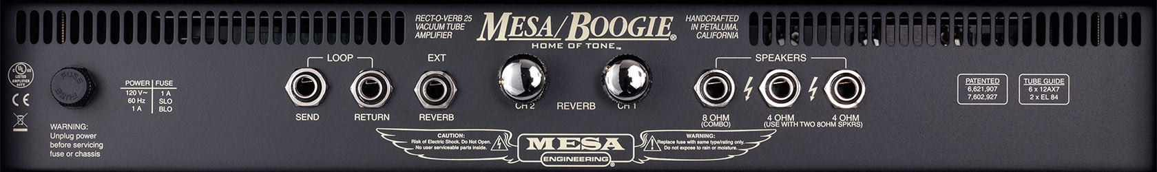แอมป์กีต้าร์ไฟฟ้า MESA RECTOVERB 25 1X12 COMBO-BLUE