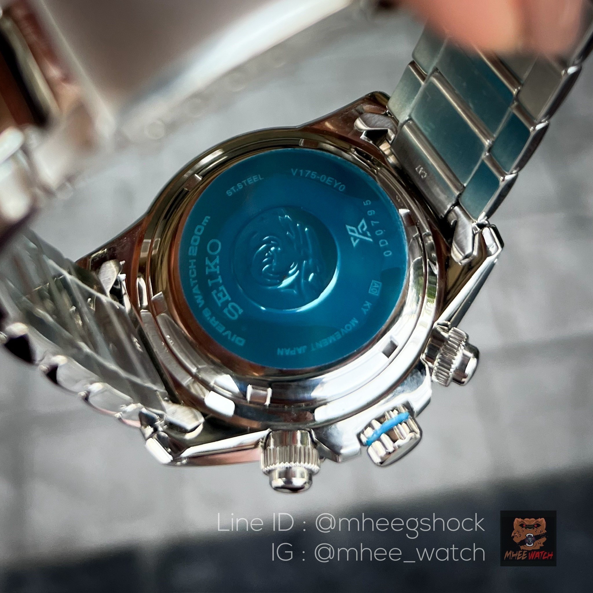 SEIKO Solar Chronograph Diver's 200m Men's Watch รุ่น SSC