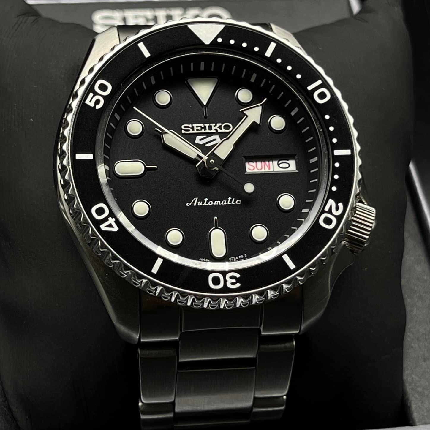 Seiko 5Sports Automatic Silver Steel Strap SRPK29