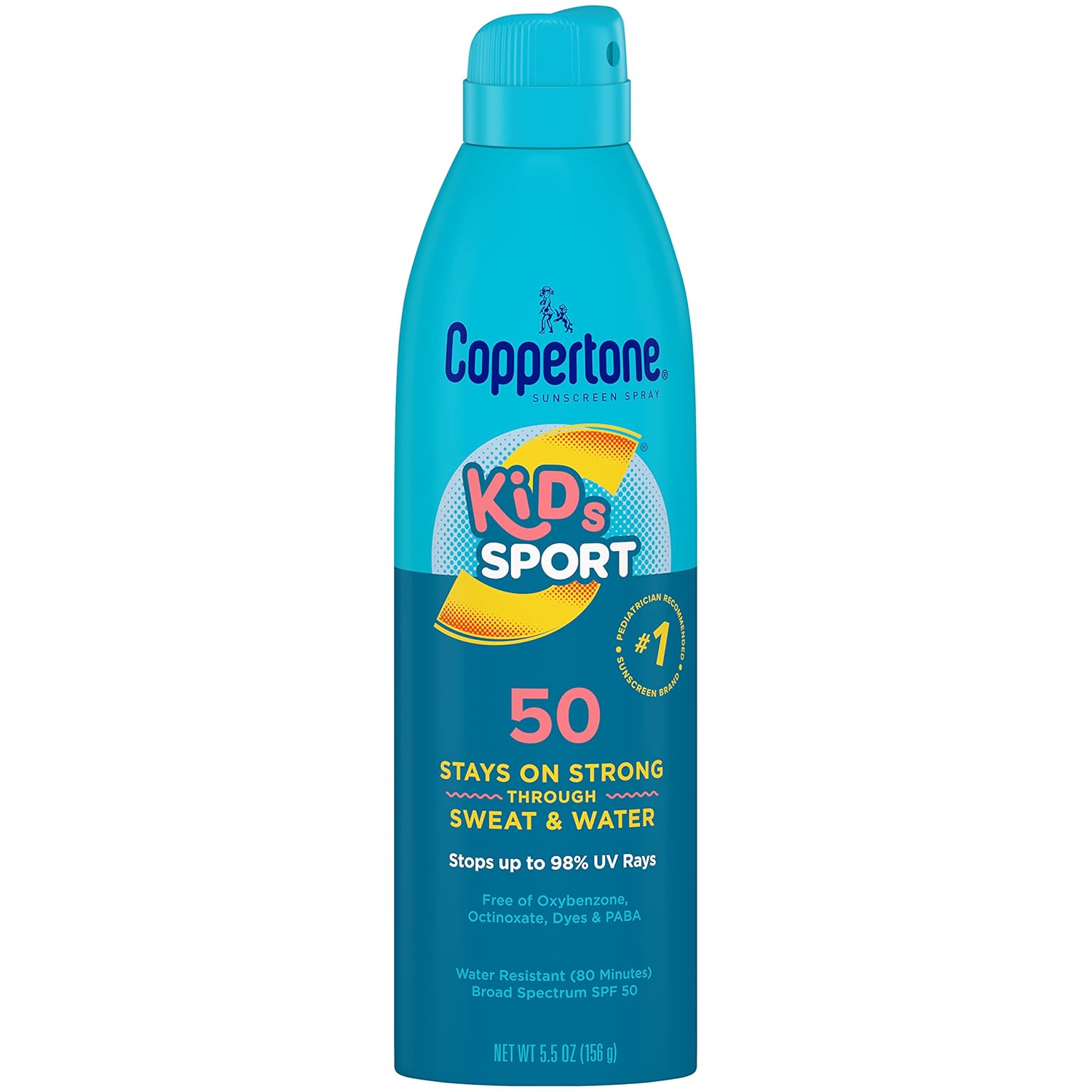 Coppertone SPORT Kids Sunscreen Spray SPF 50 สเปรย์กันแดดสำหรับเด็ก