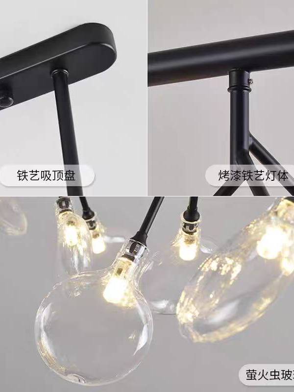 CT205A203 SOTMIA โคมไฟโต๊ะทานข้าว โคมระย้า เคาน์เตอร์บาร์ Nordic Light Creative Designer Bar