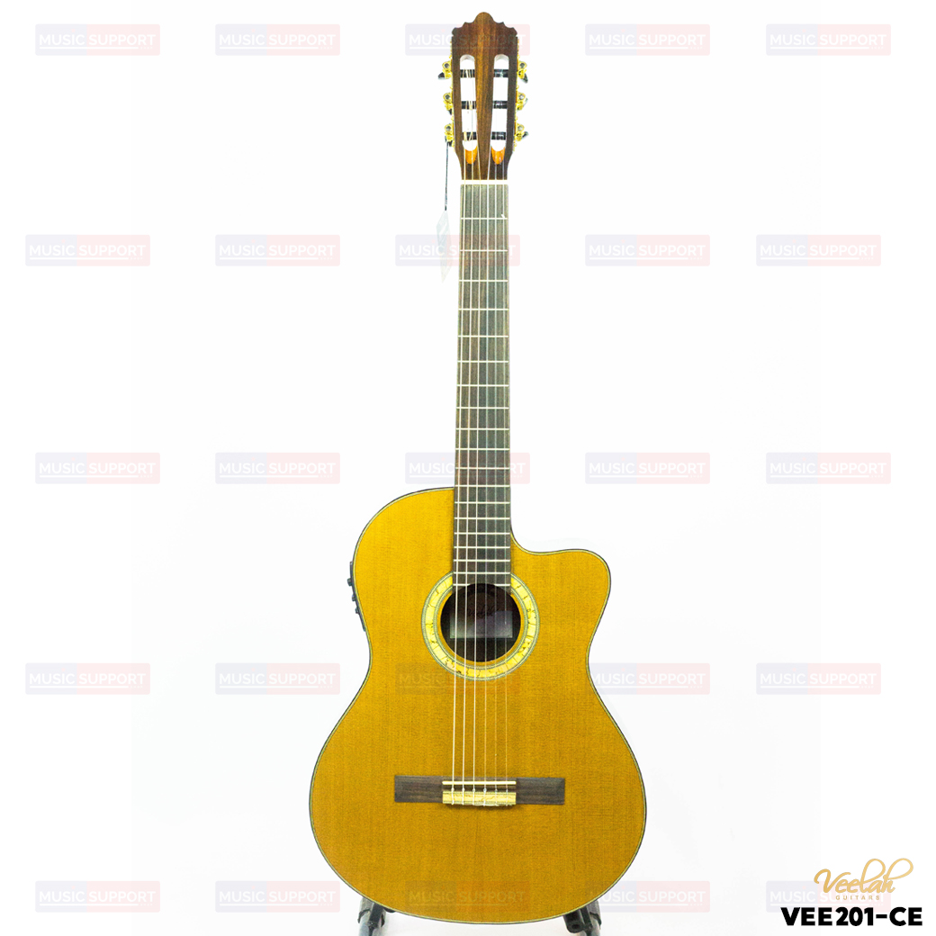 Veelah V201CE Electric Classic Guitar กีตาร์คลาสสิกไฟฟ้า
