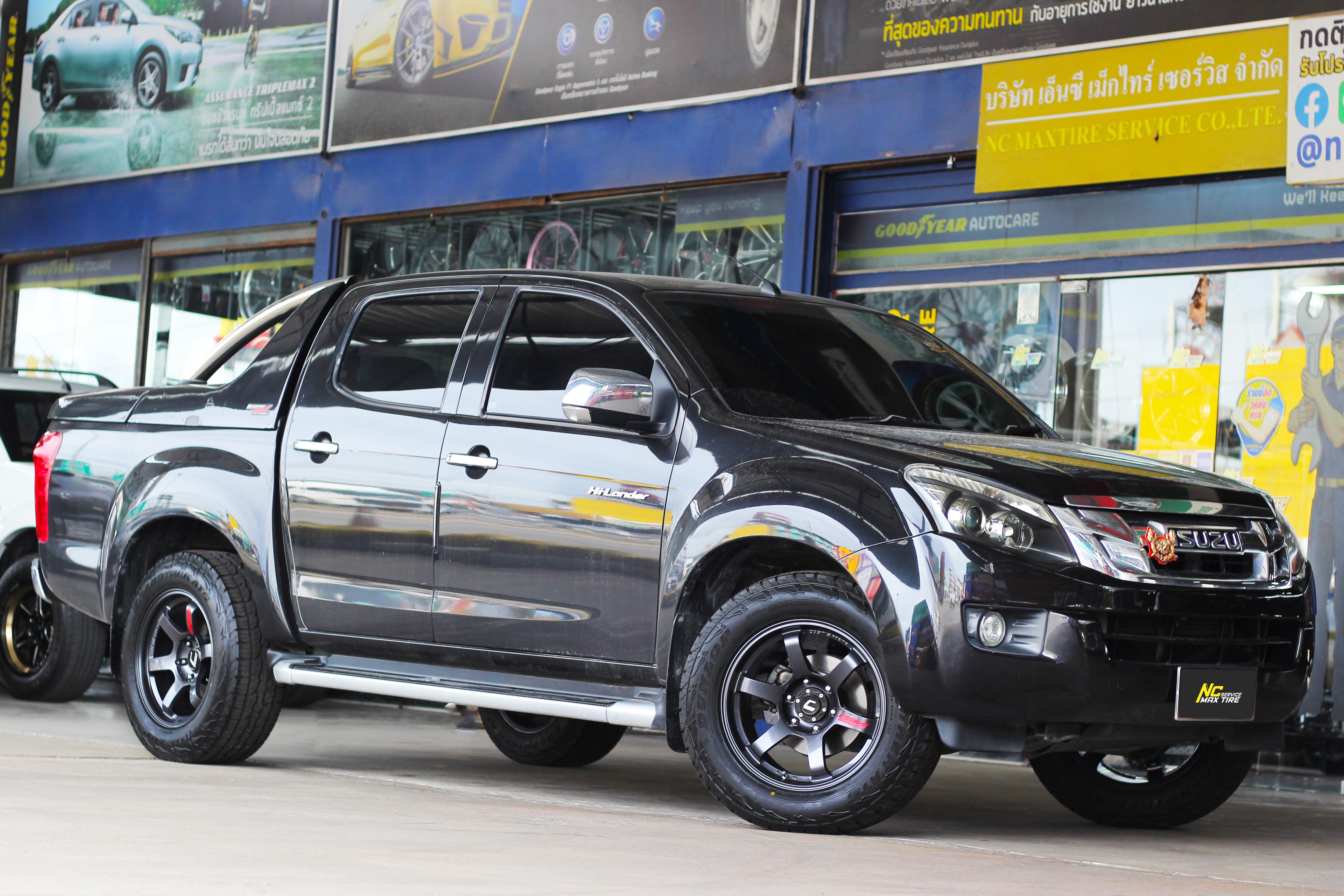 ISUZU DMAX / ล้อแม็กขอบ18 / ล้อแม็กสำหรับรถกระบะ / Cosmis / RG-06SR / ล้อแม็กสีเทากัล / 18x9.0 6H139.7 ET0 / ล้อแม็กสวยๆ / NCล้อแม็ก / ล้อแม็กSUV / ล้อแม็กPPV / NC