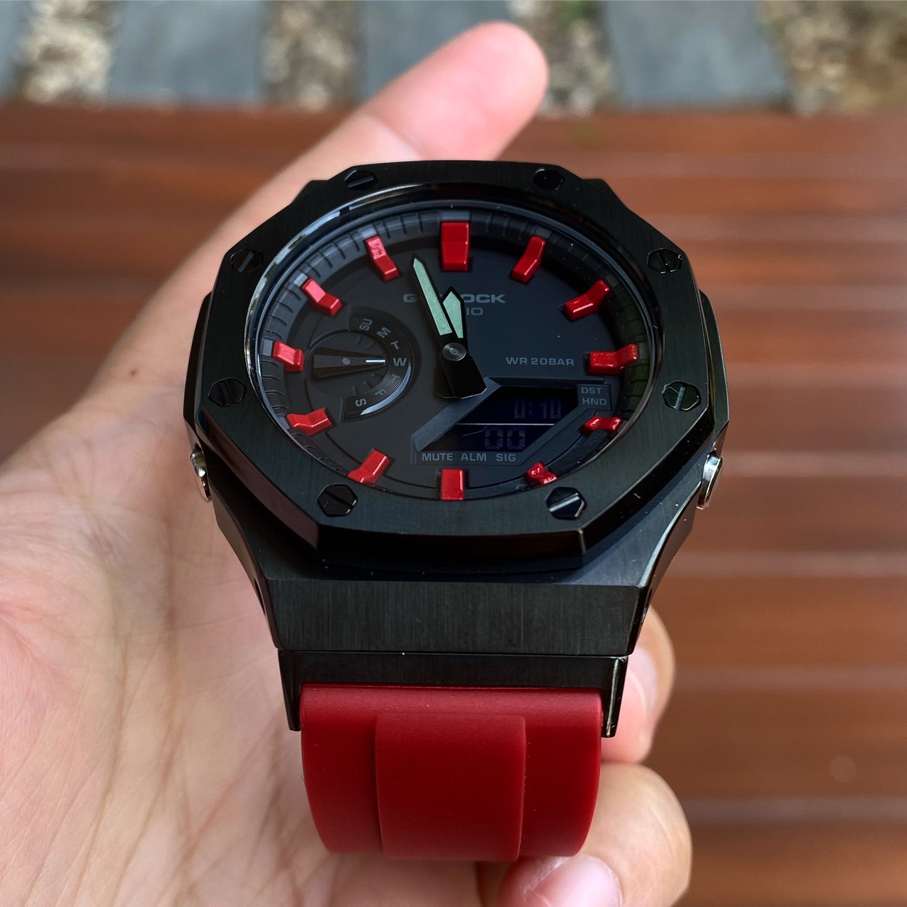 G-Shock Ga-2100-1a1 AP Rubber Luxuryสปอร์ตสุดๆ