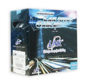 US-9015LSZH-1 CAT5E UTP ENHANCED CABLE(350MHz),LSZH,WHITE (100M./Bx.)