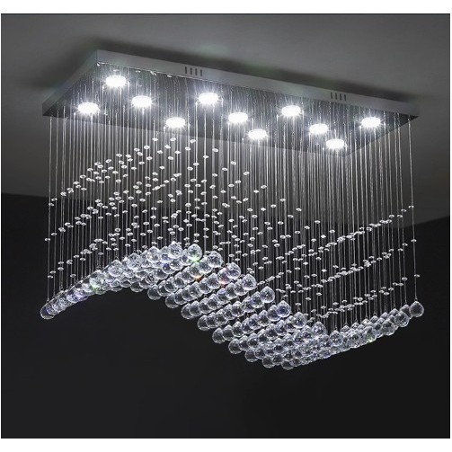 CT195A166 SOTMIA โคมระย้า โคมไฟระย้าฐานสี่เหลี่ยม