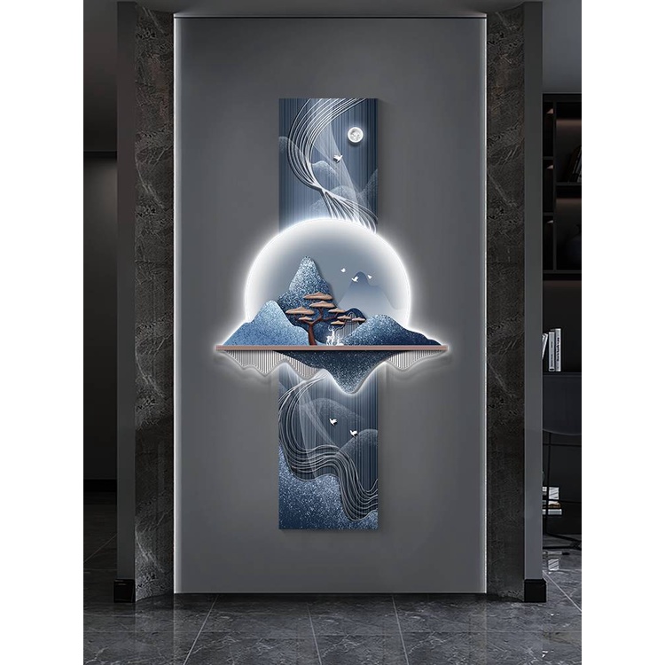 CT148G005 SOSHOKU ภาพติดผนัง ภาพติดผนังแบบชาร์ตได้ ไม่ต้องเดินสายไฟ ภาพติดผนังโมเดิร์น ภาพไฟLED