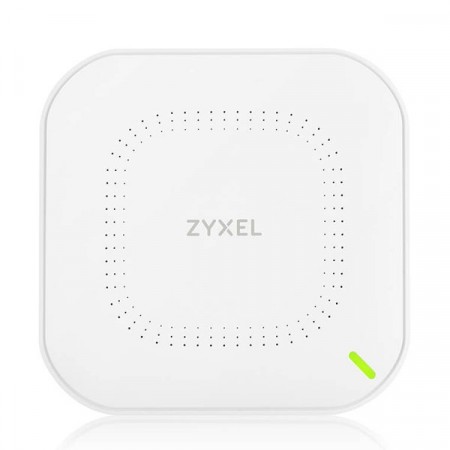 Zyxel NWA50AX AccessPoint 802.11ax (WiFi 6) Dual-Radio PoE 2.4GHz: 575 Mbps 5GHz: 1200 Mbps (2.4GHz/5GHz): 23/26 dBm เสาอากาศ 2.4GHz: 3 dBi 5GHz: 4 dBi