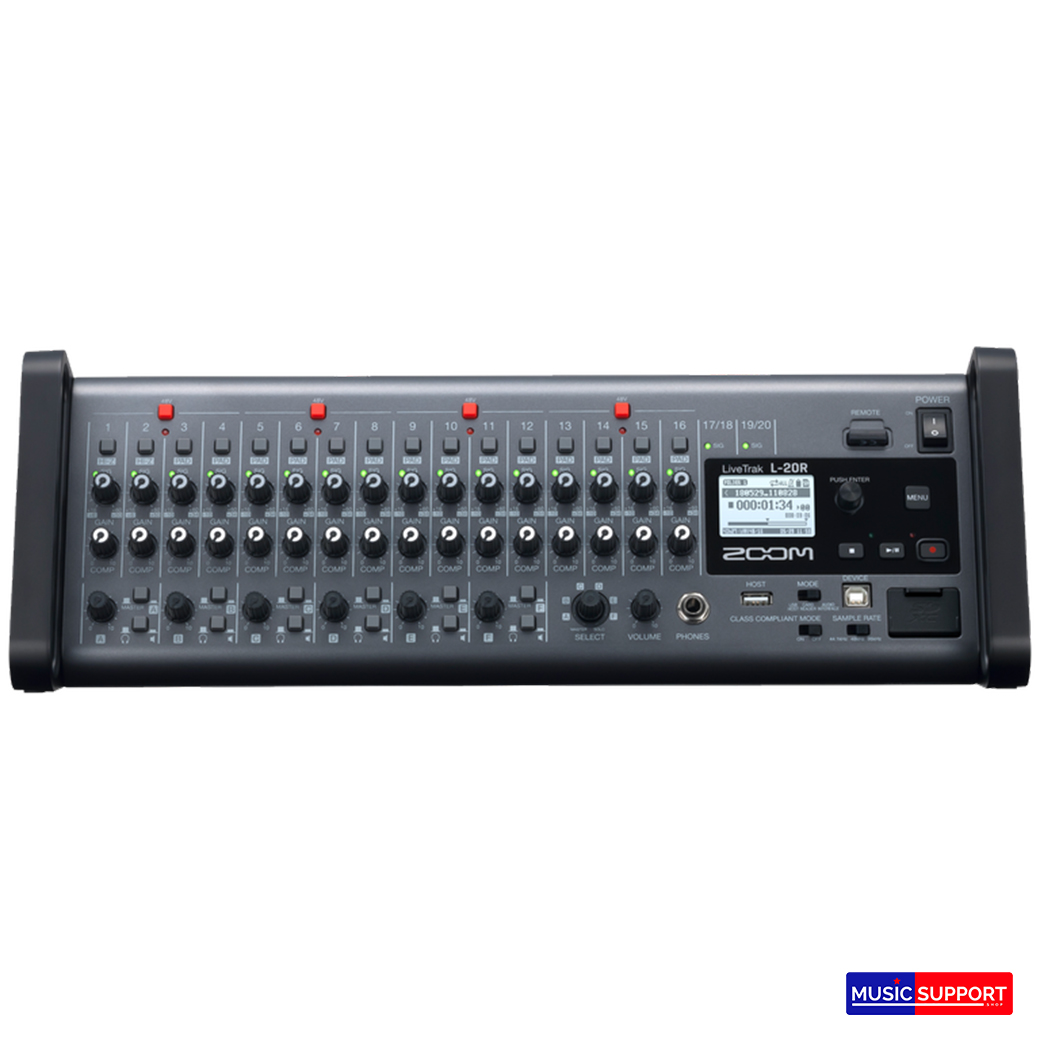 Zoom L-20R Rackmount Digital Mixer/Recorder