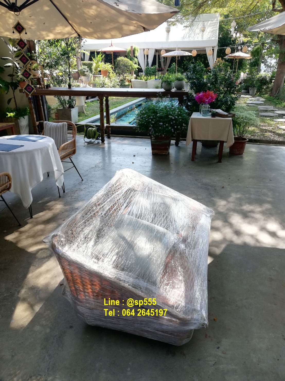ชิงช้าหวายเทียม SW003 Special ส่งศาลาล้านนา เชียงใหม่