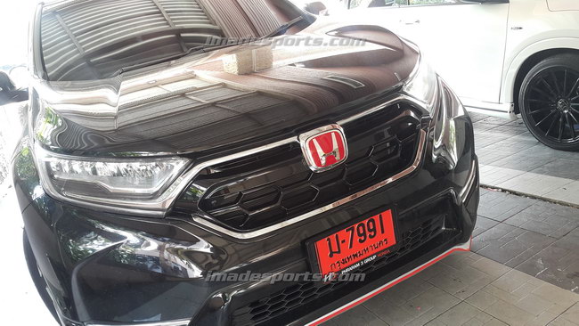 Logo H Type R สปอร์ตหน้า หลัง และพวงมาลัย (ดำ/แดง/ดำ-แดง)