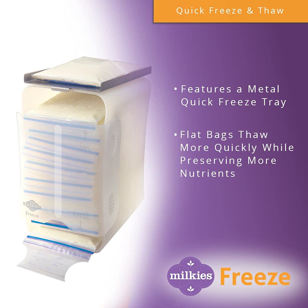 สินค้าพรีออเดอร์ Fairhaven Health Milkies Freeze Organizer for Breast Milk Storage Bags กล่องจัดระเบียบสำหรับถุงเก็บน้ำนมแม่