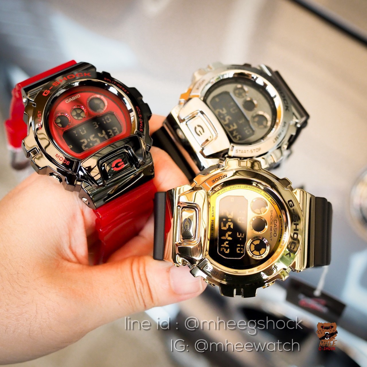 G-Shock Gold Metal Face รุ่น GM-6900G-9 ของแท้ รับประกันศูนย์ CMG 1 ปี