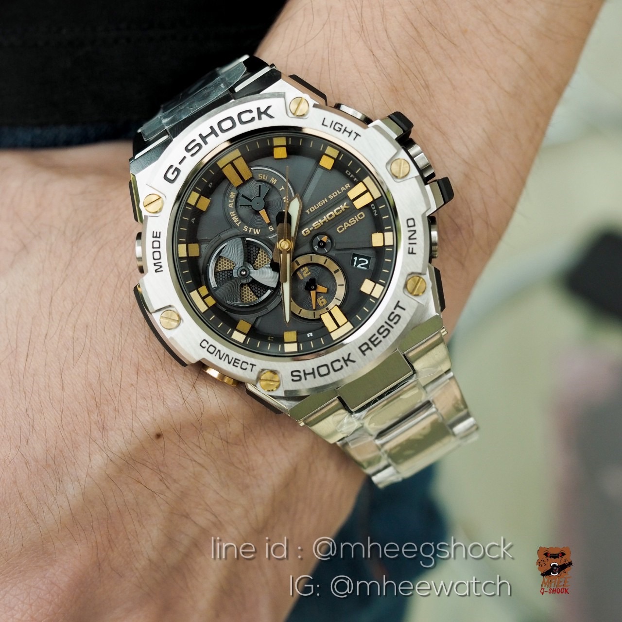 นาฬิกา Casio G-Shock G-Steel รุ่น GST-B100D-1A9 (RARE ITEM) ของแท้