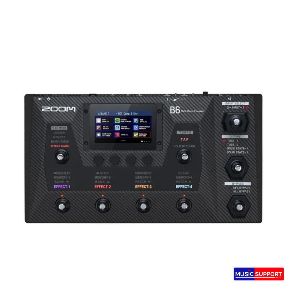ZOOM B6 มัลติเอฟเฟคเบส Multi-Effect Bass