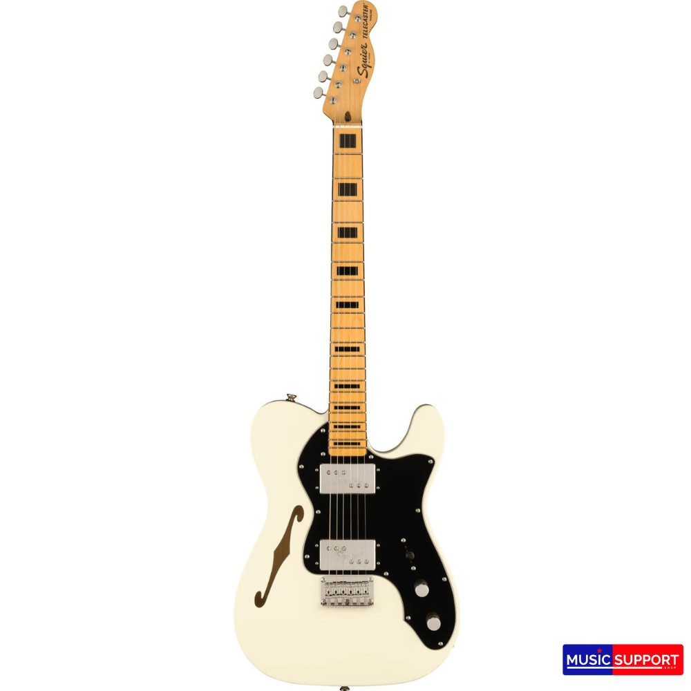กีตาร์ไฟฟ้า Squier Classic Vibe ‘70s Telecaster Thinline Olympic White