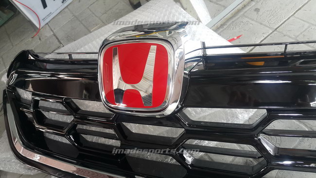 Logo H Type R สปอร์ตหน้า หลัง และพวงมาลัย (ดำ/แดง/ดำ-แดง)