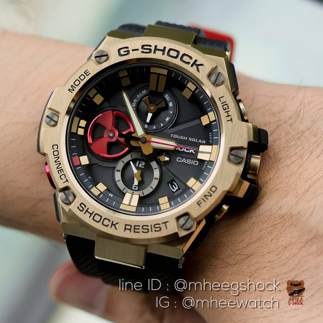 G-Shock X Rui Hachimura Limited Edition GST-B100RH-1A ของแท้ 100%